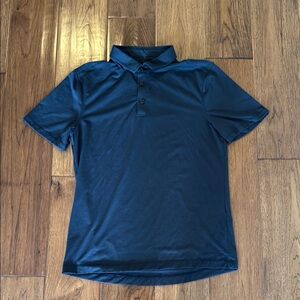 Lululemon Men's Blue Polo Shirt
